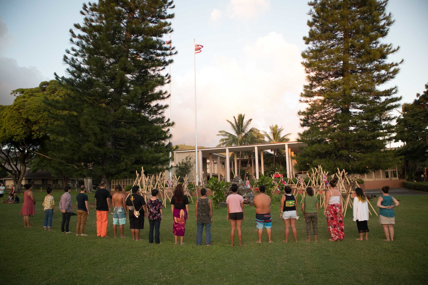 Maunakea Prayer at Bachman Hall